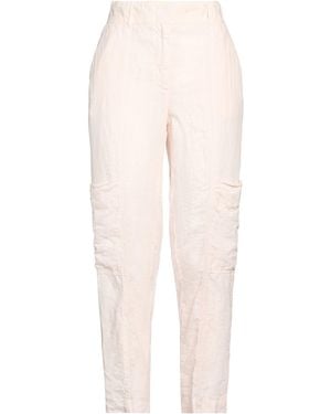Peserico Cream Pants Linen - White