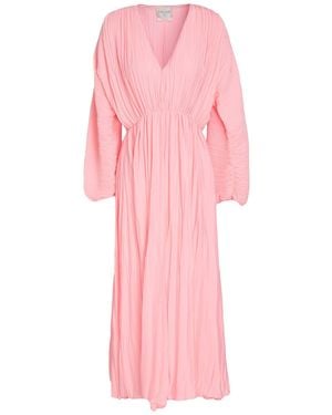 forte_forte Midi Dress Polyester - Pink
