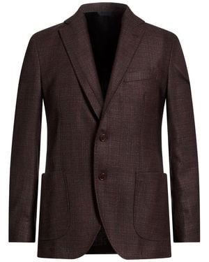 Tombolini Blazer Wool, Silk, Linen - Brown