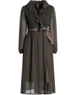 Nora Barth Midi Dress Polyester, Viscose, Elastane - Black