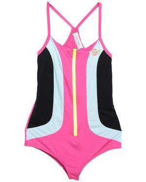 Twenty Easy By Kaos Fuchsia Bodysuit Polyester, Elastane - Pink