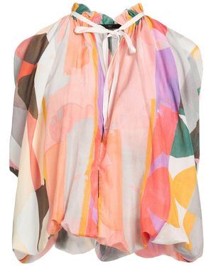 High Iconic Light Top Cotton, Silk - Pink