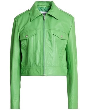 Moschino Jacket Lambskin - Green