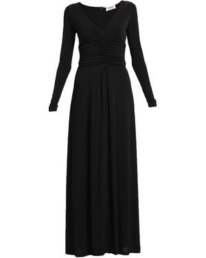 Blugirl Blumarine Maxi Dress Polyester, Elastane - Black