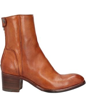 Alberto Fasciani Tan Ankle Boots Leather - Brown
