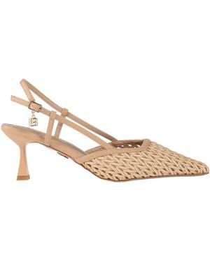 Laura Biagiotti Sand Pumps Textile Fibers, Synthetic Material - Natural