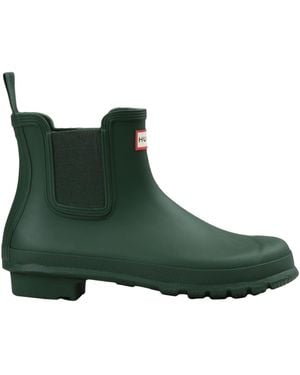HUNTER Ankle Boots - Green