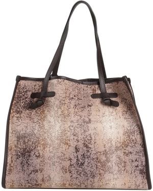 Gianni Chiarini Handbag Textile Fibres, Leather - Pink