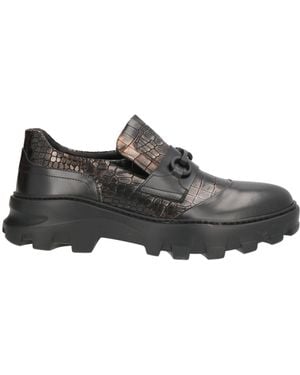 MICH SIMON Loafers Leather - Gray
