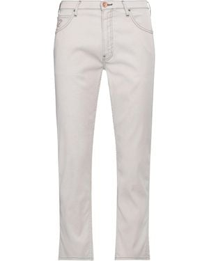 Hand Picked Light Pants Cotton, Elastane - Gray