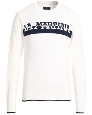 La Martina Jumper Cotton - White