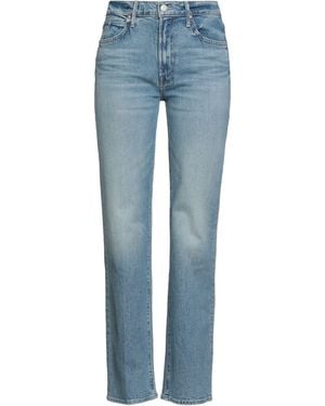 Mother Pantalon En Jean - Bleu