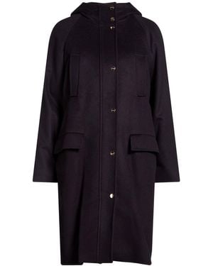 Max Mara Coat Virgin Wool - Blue