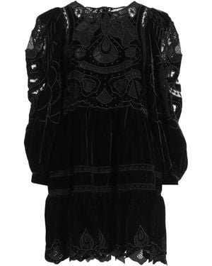 Sea Mini Dress Polyester - Black