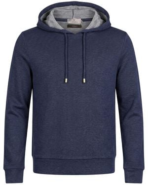 Canali Midnight Sweatshirt Cotton, Silk, Polyamide - Blue