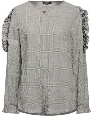 Soallure Shirt Cotton, Elastane - Gray