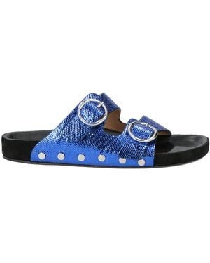 Isabel Marant Sandals Lambskin, Cow Leather - Blue