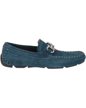Ferragamo Loafers Soft Leather - Blue
