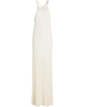 Malo Maxi Dress - White