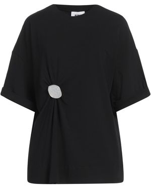 Alpha Studio T-Shirt Cotton, Elastane - Black