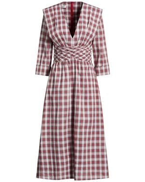 Philosophy Di Lorenzo Serafini Midi Dress Cotton - Purple