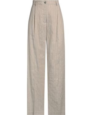 8pm Pants Linen, Cotton, Viscose - White