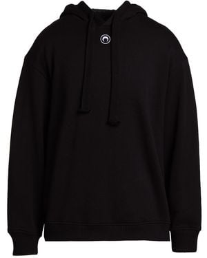 Marine Serre Sweatshirt Organic Cotton - Black