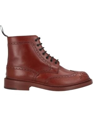 Tricker's Ankle Boots Leather - Red