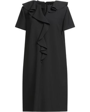 Paule Ka Midi Dress Polyester, Viscose, Cotton, Elastane - Black