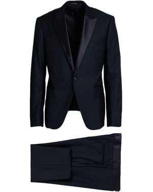 Emporio Armani Suit Virgin Wool, Silk, Polyester - Blue