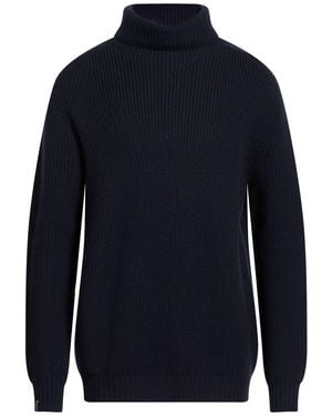 AROVESCIO Turtleneck Merino Wool - Blue