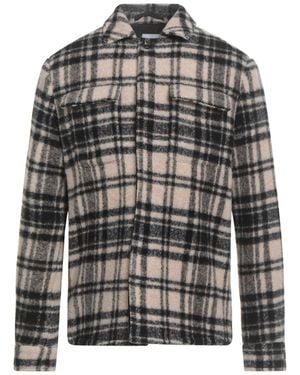Eleventy Jacket Wool, Alpaca Wool, Polyamide, Goat Skin - Grey