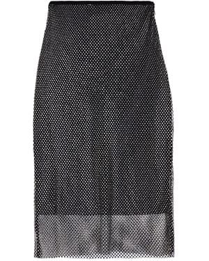 Sportmax Midi Skirt Polyester, Elastane - Gray