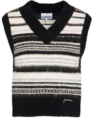 Ganni Pullover - Noir