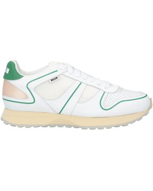 MSGM Trainers Textile Fibres - Blue