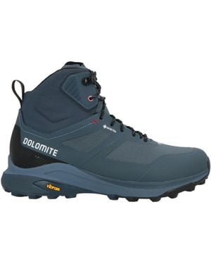 Dolomite Slate Ankle Boots Textile Fibres - Blue