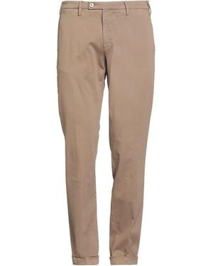 MICHELE CARBONE Pants Cotton, Elastane - Natural