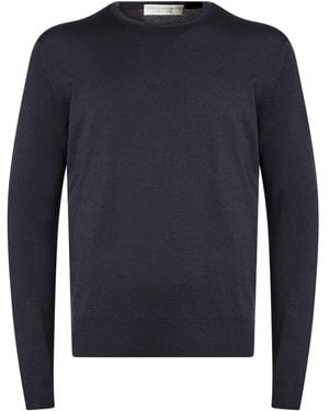 FILIPPO DE LAURENTIIS Jumper Merino Wool, Cashmere - Blue