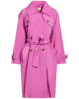 Toy G. Overcoat & Trench Coat - Pink