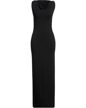 Motel Maxi Dress Bamboo, Elastane - Black