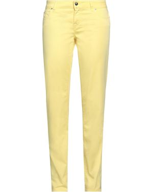 Jacob Cohen Pants Cotton, Elastane - Yellow