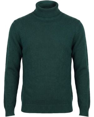 Malo Rollkragenpullover - Grün