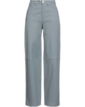 Enes Light Pants Lambskin, Elastane - Blue