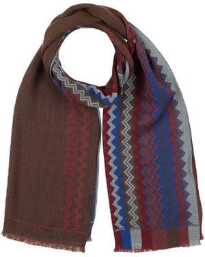 Missoni Khaki Scarf Wool - Blue