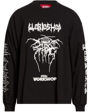 032c T-Shirts - Black