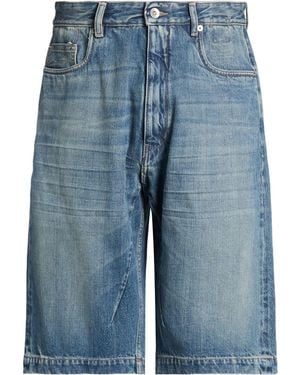Rick Owens Denim Shorts Cotton - Blue