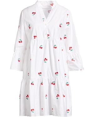 Robert Friedman Mini Dress Cotton - White
