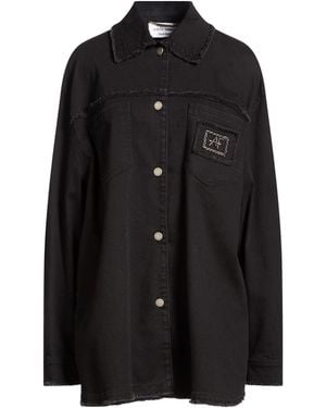 Alberta Ferretti Denim Outerwear Cotton, Elastane - Black