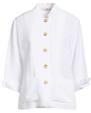 Rossopuro Shirt Viscose, Linen - White