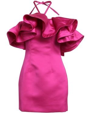 AZ FACTORY Fuchsia Mini Dress Polyester - Pink
